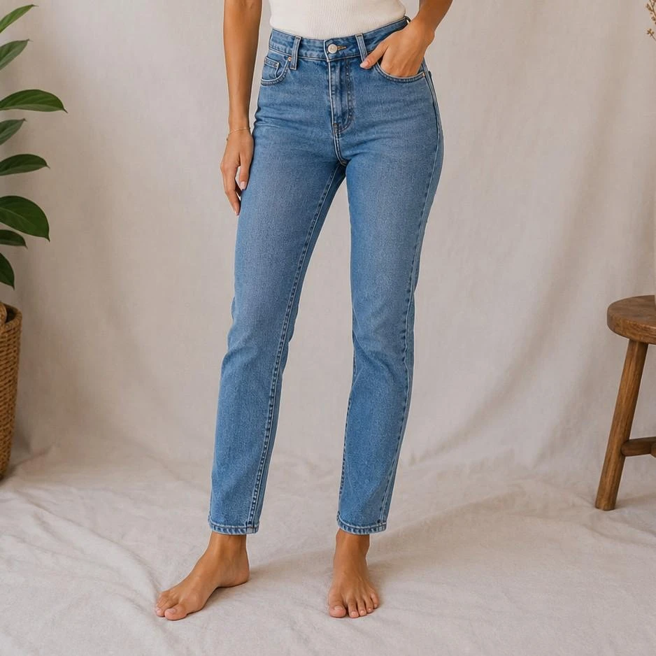 Jean skinny taille haute H&M - Bleu denim clair - Taille 36 - Très bon état